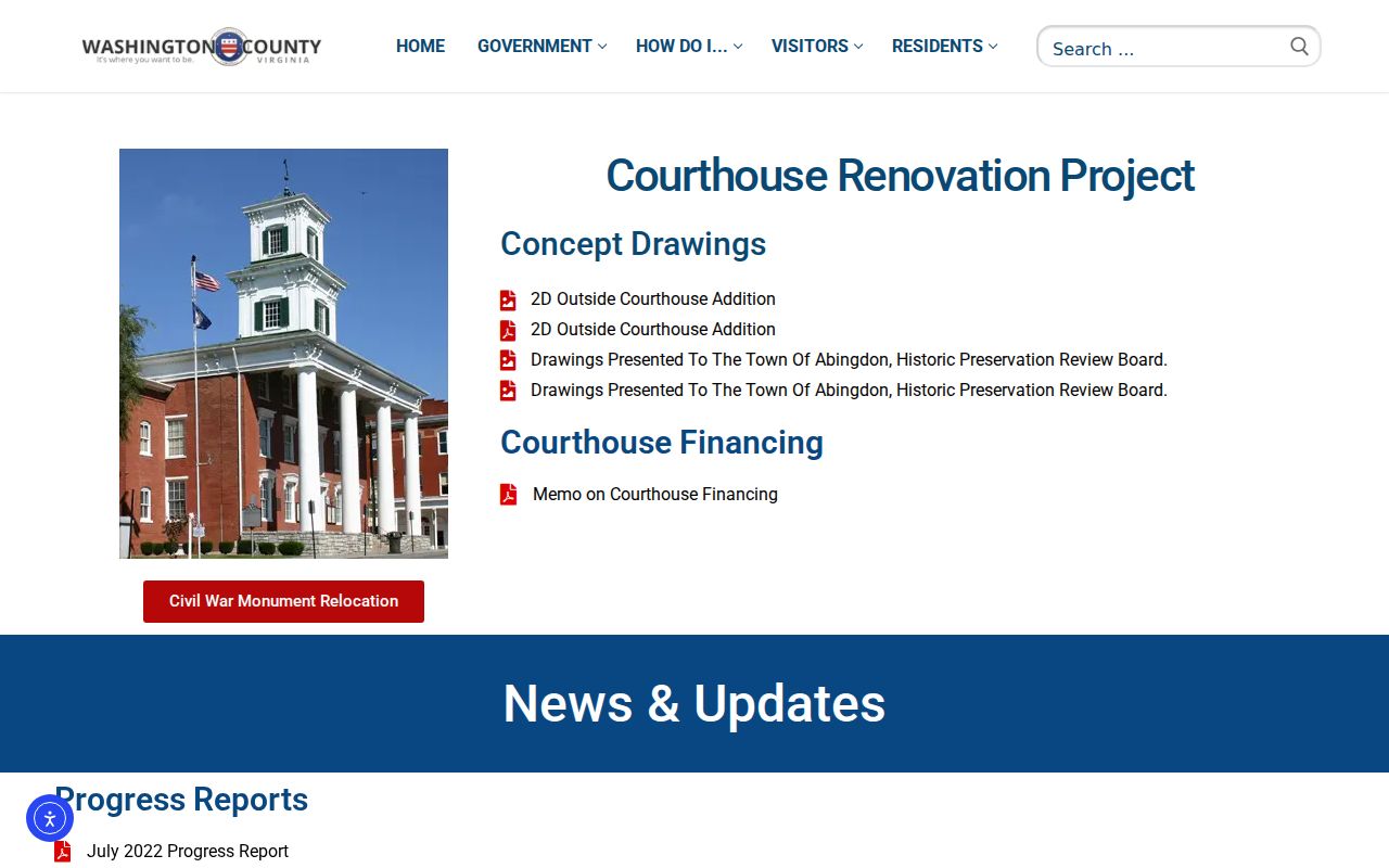 Washington County criminal history courthouse records access
