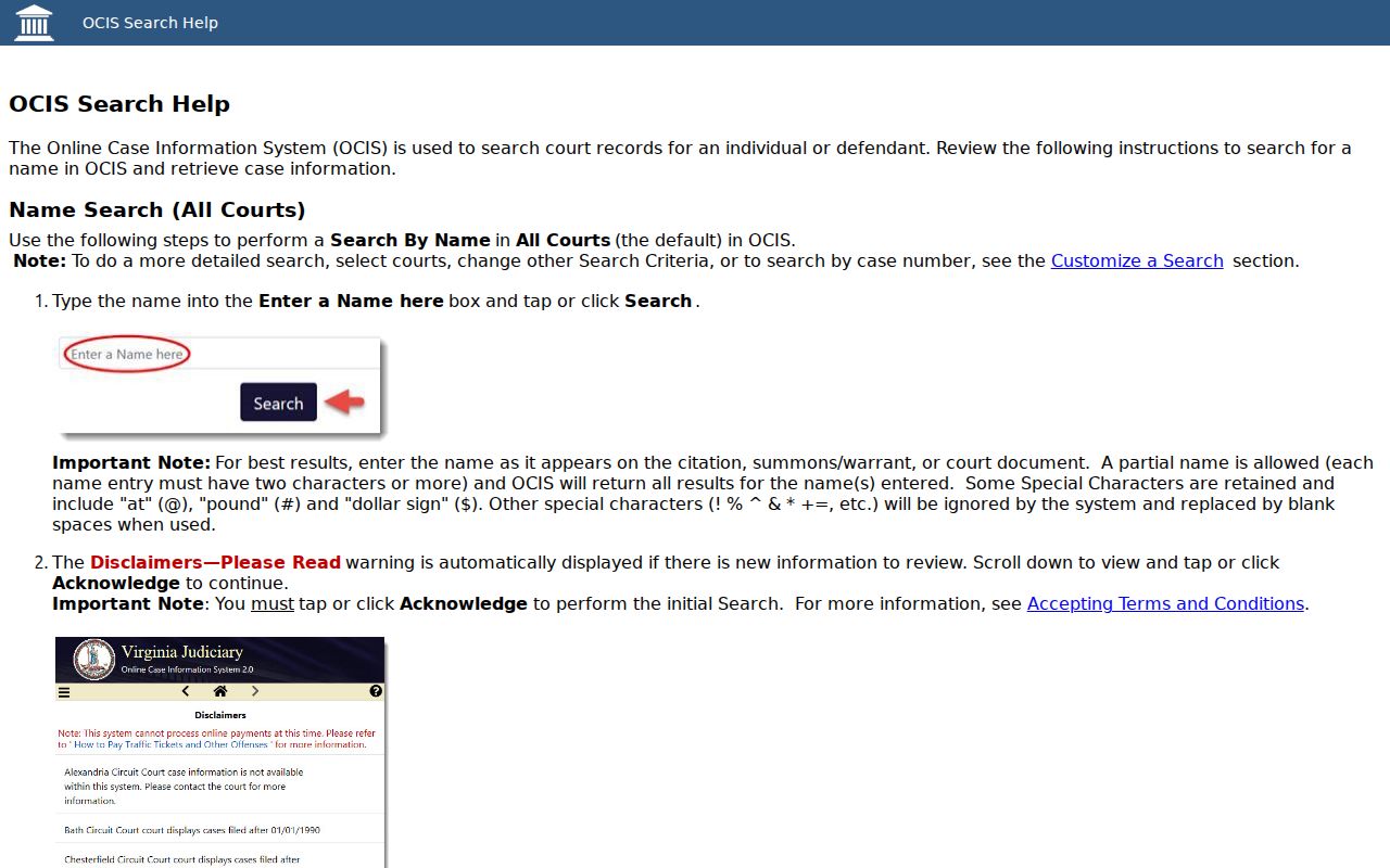 Washington County criminal court cases OCIS search help